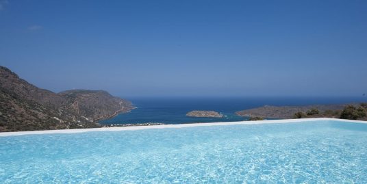 Modern Stone Luxury Villas. Views To Spinalonga Island