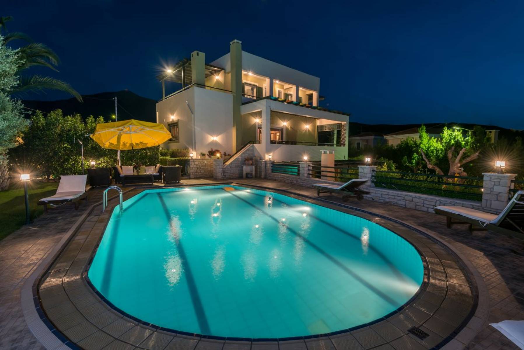 Luxury villa with endless sea views