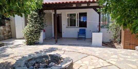 2 bed, 1 bath bungalow with private garden for sale in Drapanos Apokoronas Chania Crete
