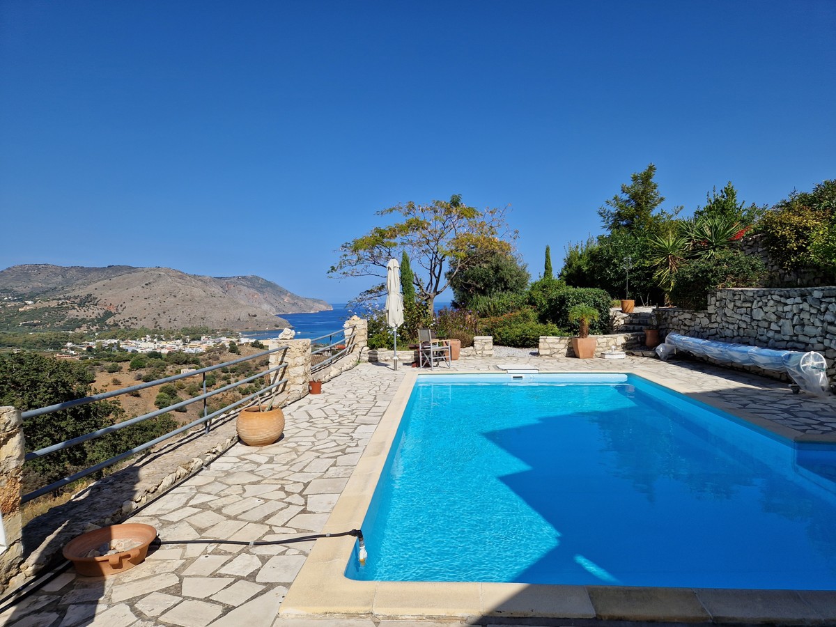 3Bed 2Bath Villa with Sea Views & Pool for Sale in Mathes Apokoronas