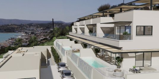 New Luxury Penthouse with Roof Terrace & Private Rooftop Jacuzzi with Panoramic Sea Views for Sale in Kalyves