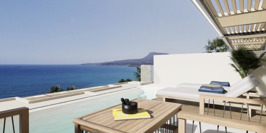 Luxury Spacious Apartment with Heated Private Pool & Amazing Sea Views for Sale in Kalives Apokoronas