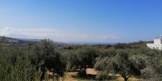 Sea View Land For Sale close to Rethymno