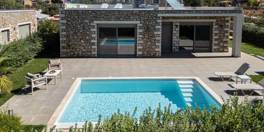 Brand new 2-bedroom stone-built bungalow with a private pool & great White Mountains view in Paleloni